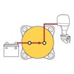 Διακοπτης Επιλογεας Μπαταριας 350 amp 48v dc Μονού Κυκλώματος On/off