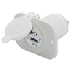 Παροχη Ρευματος για usb Διπλη 01574-b