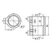 Συνδεσμος Inox–  Aisi316 Σωληνων 22/25 mm