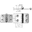 Μεντεσες Inox-Aisi316