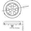 Υποβρυχιο φωσ led 10-30 vdc