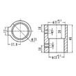 Συνδεσμος Inox–  Aisi316 Σωληνων 22/25 mm