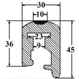 Λαστιχο pvc Περιμετρικο Σκαφων με Νυχι