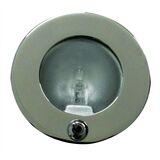 Πλαφονιερα Inox με Διακοπτη Χωνευτης Τοποθετησης