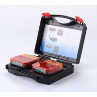 Σετ Φαναρια Πορειας Ασυρματα Τετραγωνα Μαγνητικα 01857