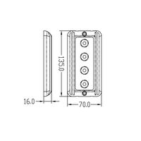 Πλαφονιερα led Μηχανοστασιου 8-30vdc 04861