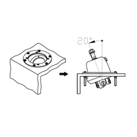 Κιτ Μετατροπης Κλισης Τιμονιου 20° 01734-114