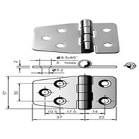 Μεντεσες Inox-Aisi316 Κλασικός