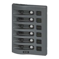 Πινακας Αδιαβροχος με Θερμικες Ασφαλειες 12v dc 24v dc