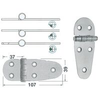 Μεντεσες Inox-Aisi316 Standard