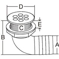 Υδρορροη Γωνιακη 90? Inox 316