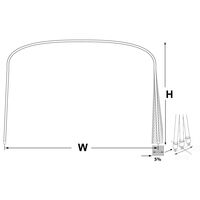 Τεντα Inox – Aisi316 με Σταθερα Πλαισια (με Τρια Μπρατσα)