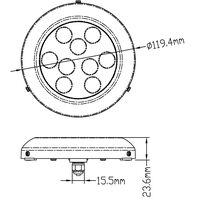 Υποβρυχιο φωσ led 10-30 vdc