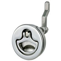 Κλειδαρια Inox  Χων. Βελτιωμενη Κυκλικη  Χωρις Κλειδι 51mm