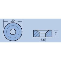 Ροδελα για Μηχανες e 6 hp