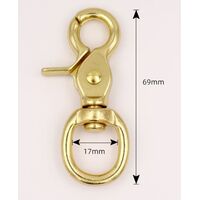 Γαντζος Περιστρεφομενος  με Μοχλο Ανοιγματος