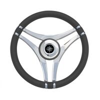 Τιμονι Πολυουρεθανης με Inox Ακτινες