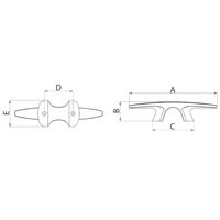 Δεστρα Bull dog Ινοχ 316
