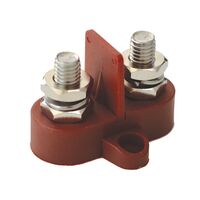 Τερματικο Ακροδεκτων Διπλο Βαρεως Τυπου M8x2 Μαυρο