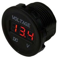 Βολτομετρο Ψηφιακο με Κοκκινο led 5-30v 12/24