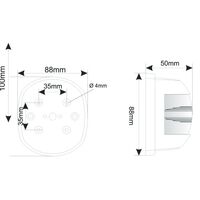 Φανος Πλευρικος Κοκκινος