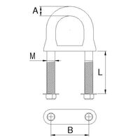 Δεστρα Τρεϊλερ Ενισχυμενη Inox Aisi316 m8