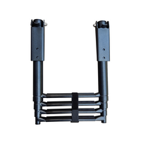 Τηλεσκοπικη Σκαλα για Πλατφορμες Μαυρη