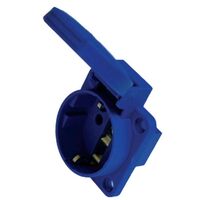Μπριζα Θηλυκη Shuko Χωνευτη με Καπακι ce, ip 54 200-250 v