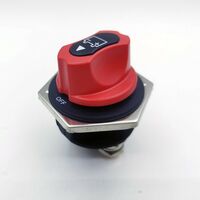 Επιλογεας Μπαταριας 300amp Στρογγυλος Μονού Κυκλώματος