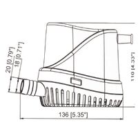 Πληρως Αυτοματh Ανtλιa Σεντινας 500 gph 31lt/min 12v