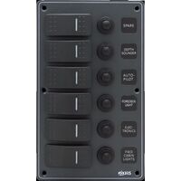 Αδιαβροχος Πινακας Αλουμινιου 12v/24v 4 x on-off