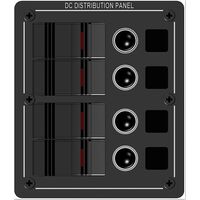 Πινακας Ασφαλειων Αδιαβροχος 12v / 24v 4 x on-off