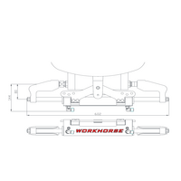 Σετ Υδραυλικου Μηχανισμου Τιμονιου 2 Μηχανων με Διπλους Κυλινδρους Workhorse Seafirst