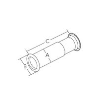 Υδρορροη Πλαστικη με Inox Καπακι