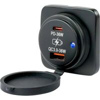 Παροχη Ρευματος Διπλη Type-a & Type-c Type-a & Type-c