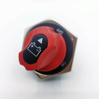 Επιλογεας Μπαταριας 300amp Στρογγυλος Μονού Κυκλώματος