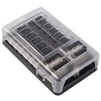 Ασφαλειοθηκη με Ενδεικτικο led & Μπαρα Αρνητικων