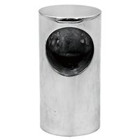 Inox–aisi316 Βαρελακια Καγκελου Κουπαστης Τελείωμα Σωλήνα Τυφλό
