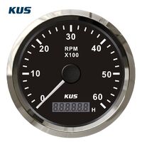 Στροφομετρο 6000rpm Ψηφιακο Ωρομετρο Μαυρο 12/24