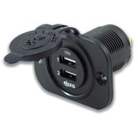 Παροχη Ρευματος για usb Διπλη 01574-b