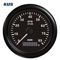Στροφομετρο 8000rpm Ψηφιακο Ωρομετρο Μαυρο 12/24