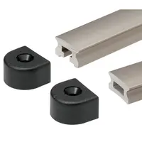 Τερματικα Ραγας Αλουμινιου 16mm Barton