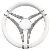 Τιμονι Πολυουρεθανης με Inox Ακτινες