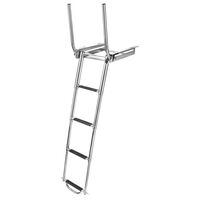 Σκαλα Πτυσσομενη Πλατφορμας με Χειρολαβες
