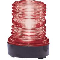 Φανος Περιβλεπτος Κοκκινος 12v/10w 360°