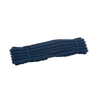 Σχοινι Προσδεσης Στριφτο Πολλαπλης Πλεξης με Θηλια  Πολυεστερικο 04658-6bk