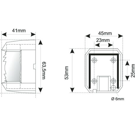 ΦΑΝΟΣ ΠΛΕΥΡΙΚΟΣ ΚΟΚΚΙΝΟΣ 12V/10W 112.5° 00777-W