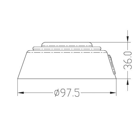 Πλαφονιερα led με Διακοπτη, Εξωτερικη 12v