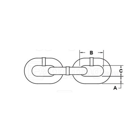 Αλυσιδα Καλιμπρε, Inox 304 / din 766