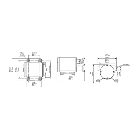 Αντλια Νερου με Impeller 12v
